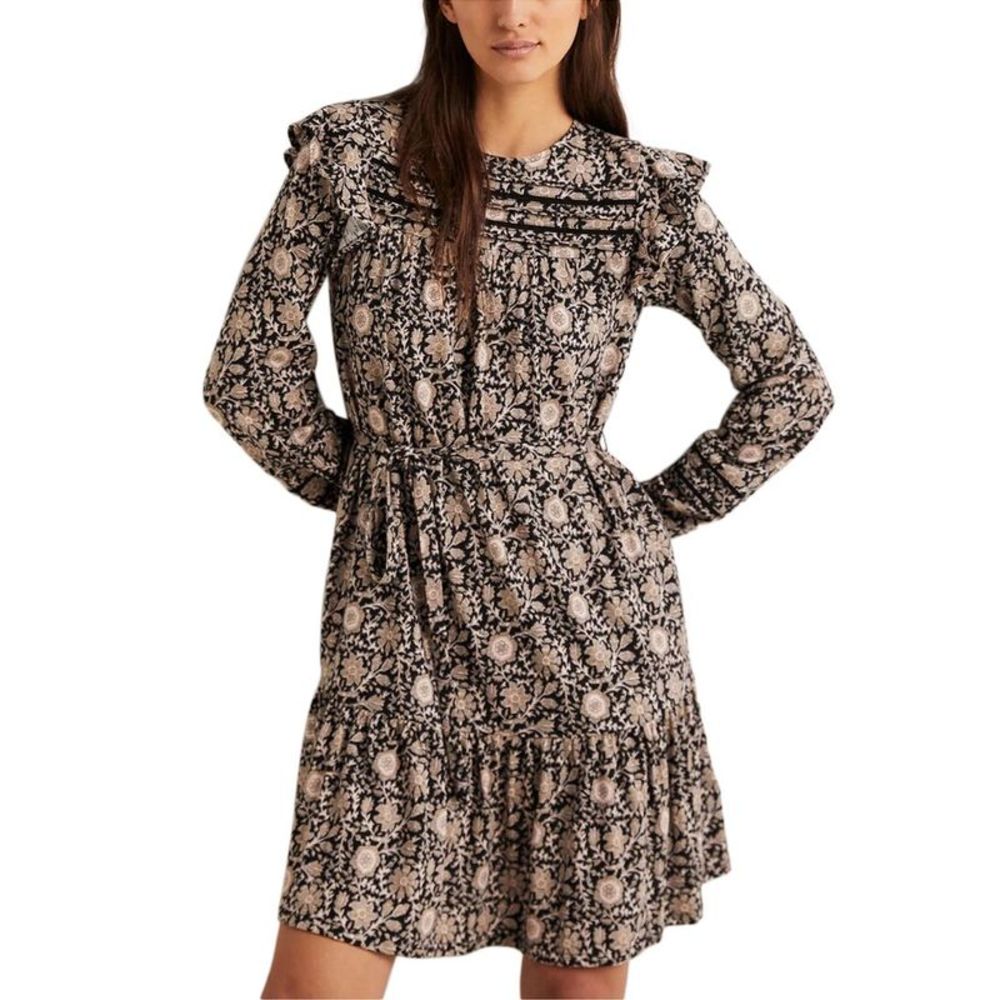 Boden Womens  Trim Detail Jersey Dress